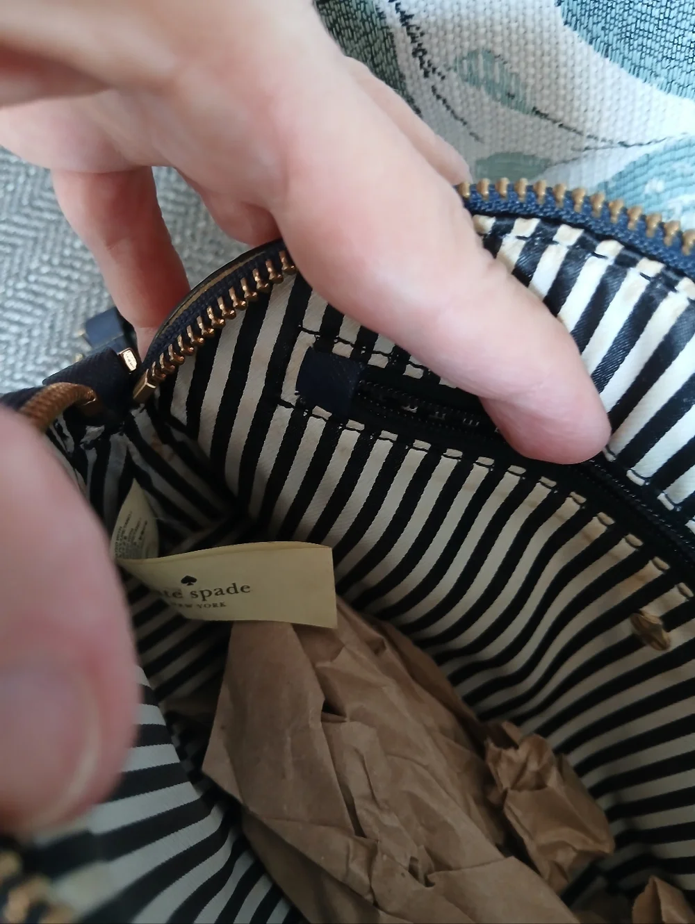NWOT Kate Spade Crossbody Bag in Navy